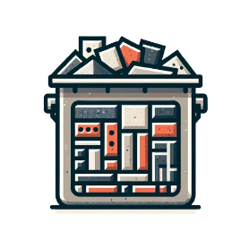 Container filled with bituminous mixtures